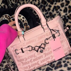 Juicy Couture Light Pink Logo Clutch